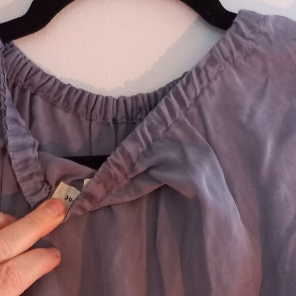 CLOTH & STONE two-tone blue tie dye sleeveless top - Picture 7 of 9